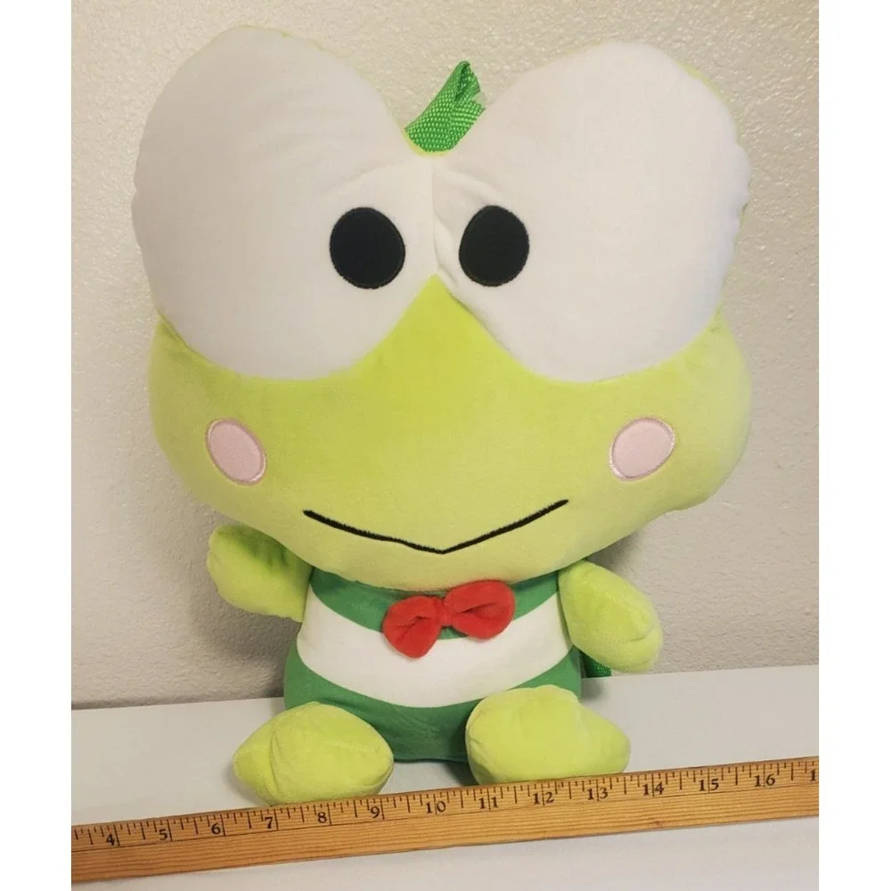 Sanrio Keroppi Backpack‎ Plush 14 Inches Hello Kitty Friends New (X4)